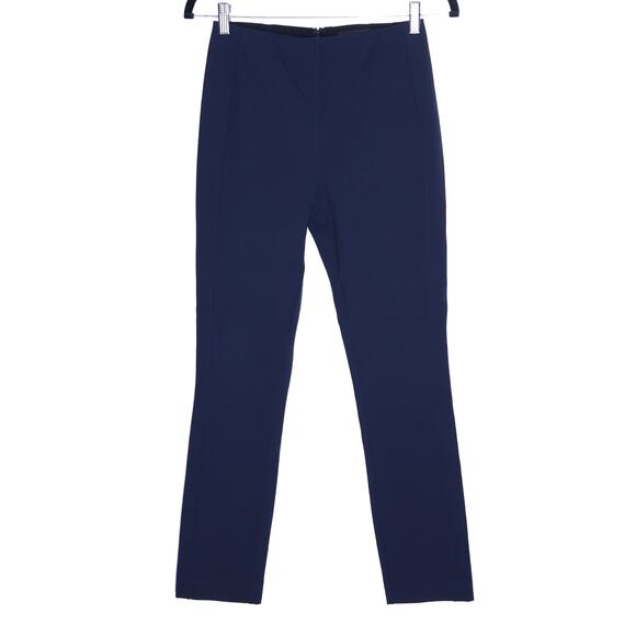 RAG & BONE Ankle Length Trouser Navy Blue Pull On Pocketless Casual Women's 2 - Picture 1 of 9